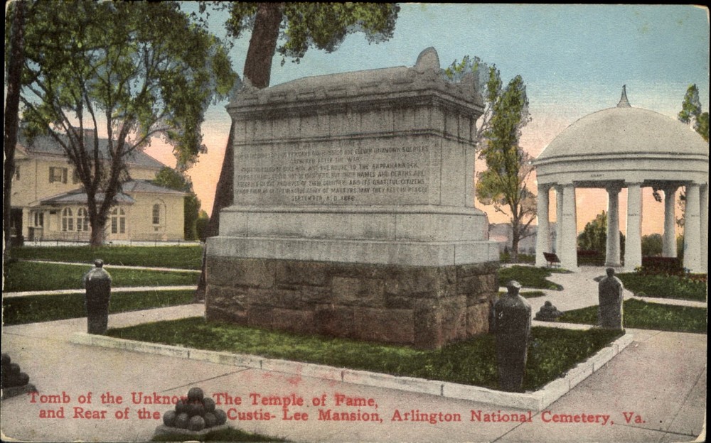 Tomb of Unknown Soldier Temple of Fame Arlington Natl Cemetery Virginia~c1910