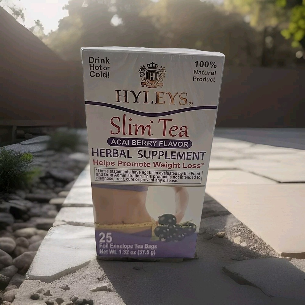 Slim Tea, Acai Berry, 25 Foil Envelope Tea Bags, 1.32 oz (37.5 g)-image