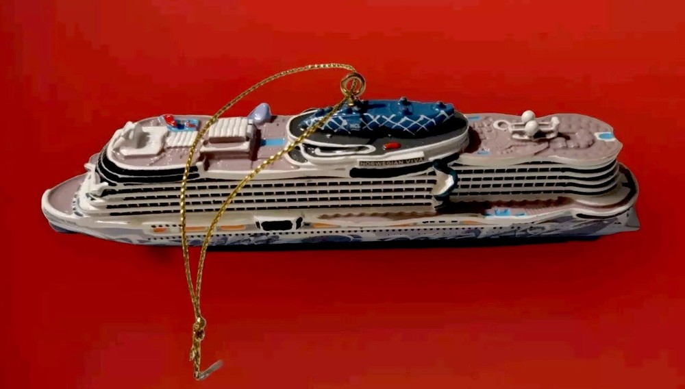 NCL Norwegian Viva Cruise Ship Ornament Christmas Collector Gift
