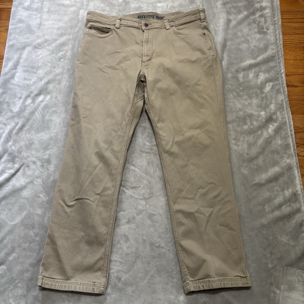 Duluth Trading Men's Flex Fire Hose Foreman Pants Workwear Stretch Sz 40x32