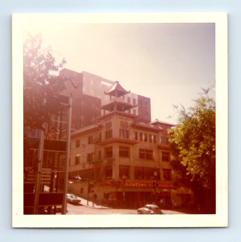 Old Vintage Square Color Photo CATHAY HOUSE CHINATOWN SAN FRANCISCO CA PIC