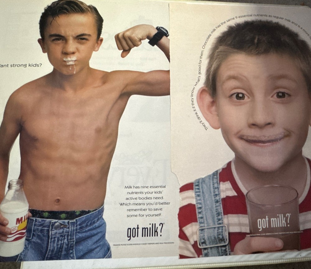 got milk? Multicolor Print Ad Advertisement Page, 2000 Print Advertising