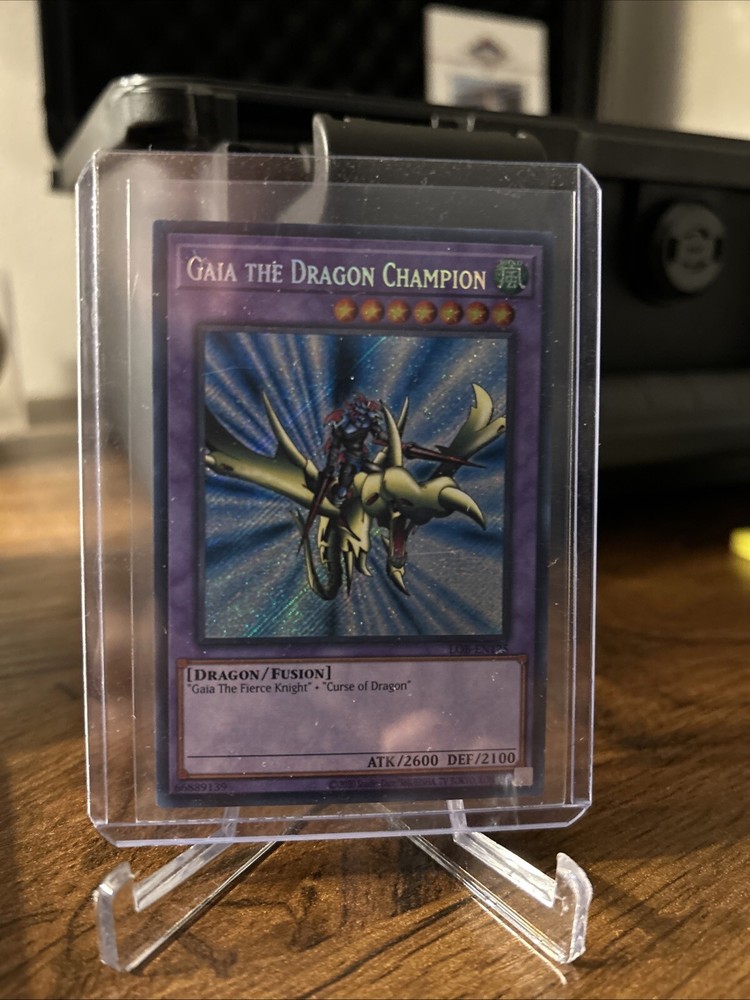 Yugioh Gaia the Dragon Champion LOB-EN125 25th anniversary Secret Rare NM