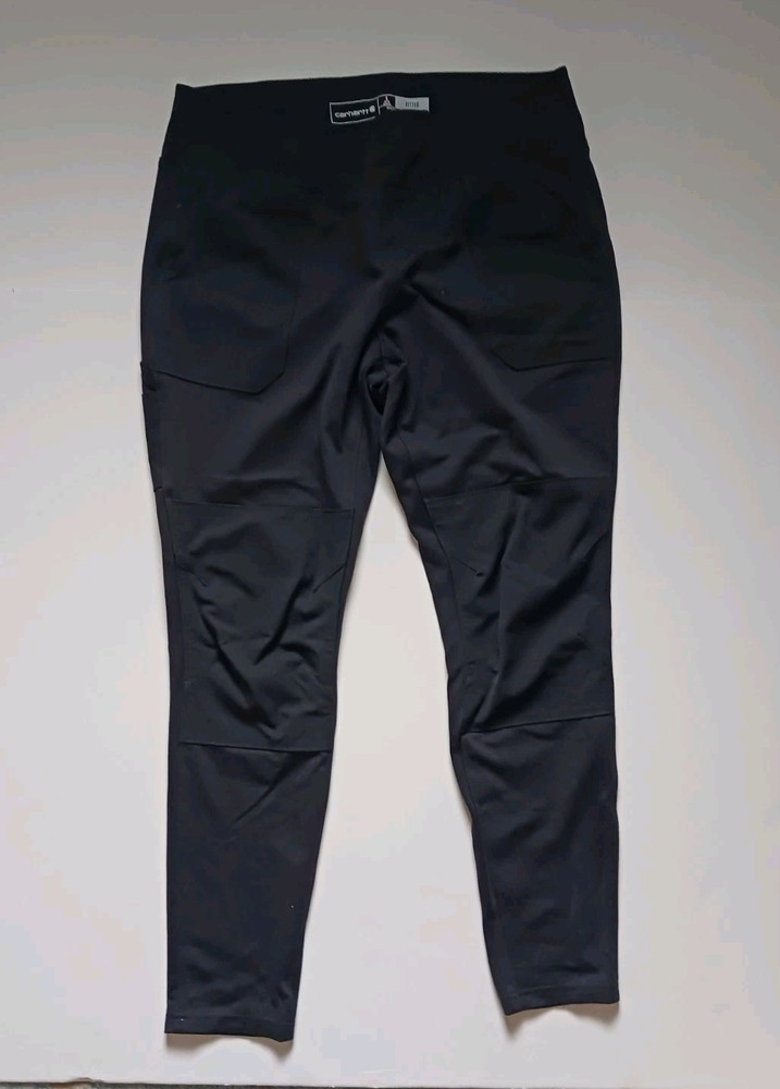 Carhartt Women's Size Large Black Force Fitted Lightweight Utility Leggings