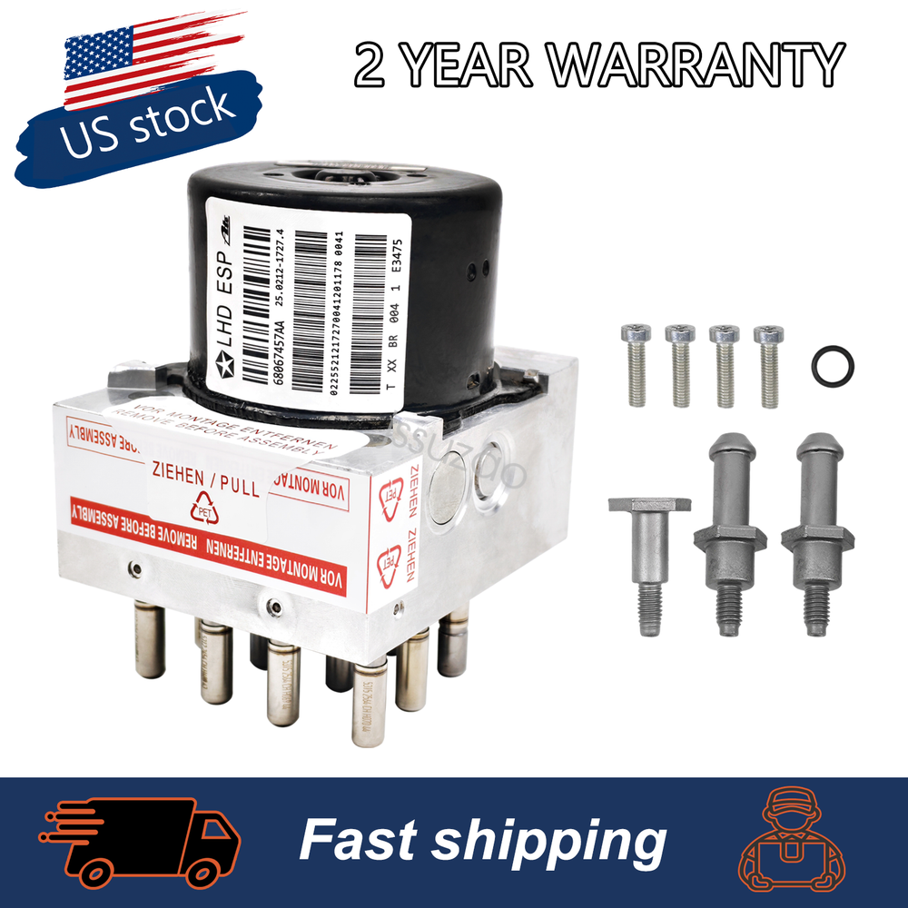 ABS Control Unit Pump Modulator for Jeep Wrangler 12-18 2.0L 3.6L V6 GAS DOHC US