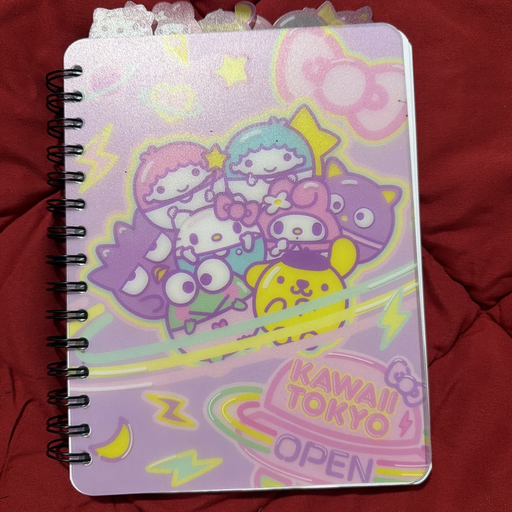 Hello Kitty & Friends Spiral Tab Journal/Note book Sanrio Inkology 8