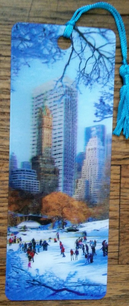 New York Central Park   3D Lenticular bookmark