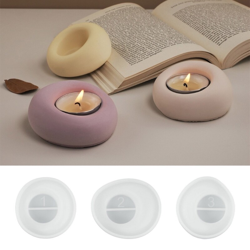 Custom Irregular Candlestick Mold Resin Crafting Holder