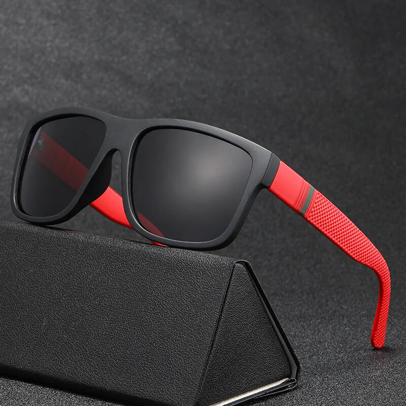 Gafas De Sol Polarizadas Hombre Exterior Alta Conducción Cuadradas La Moda UV400