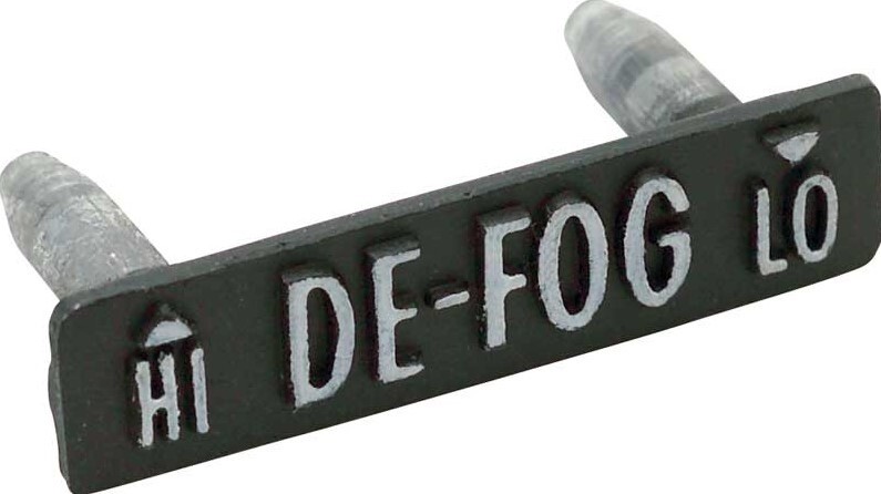 OER Rear Window Defogger Dash Bezel For 1970-1978 Chevy Camaro