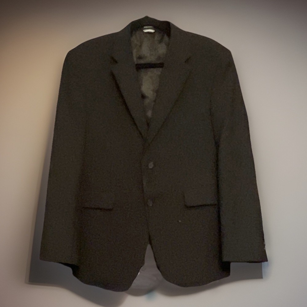 Nautica Men's Black Sport Coat Blazer Jacket Size 38S Modern Fit