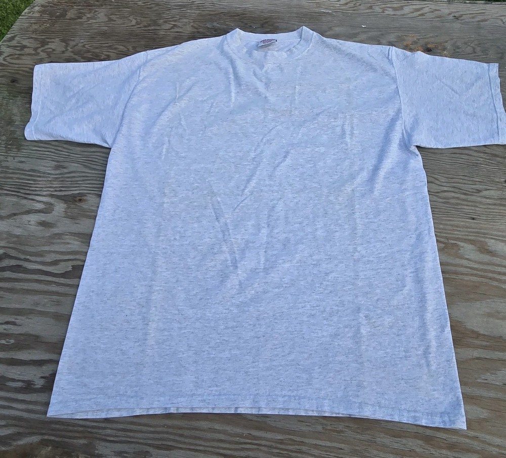 Vintage PLUMA Men's Size LARGE Gray Shirt Made In USA Heavyweight Baggy Skater