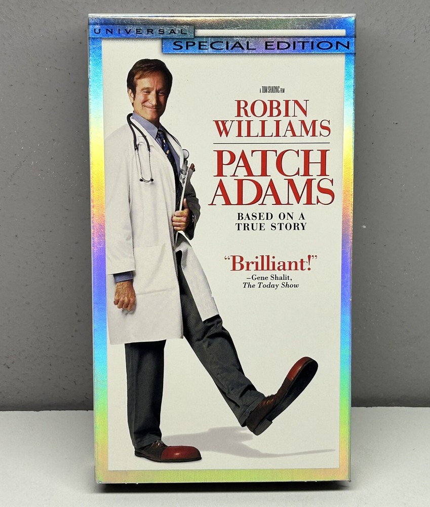 Patch Adams VHS 1999 Video Tape Robin Williams Special Edition Case Nearly New!