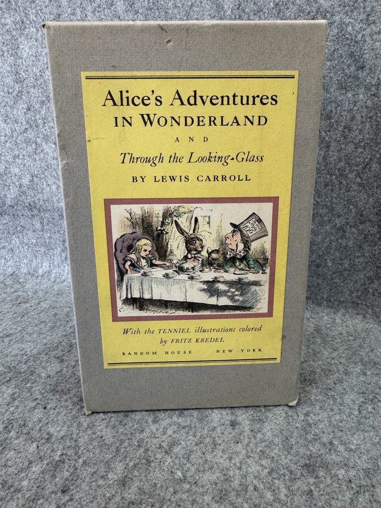 1946 Alice’s Adventures in Wonderland & Through the Looking-Glass HC Set