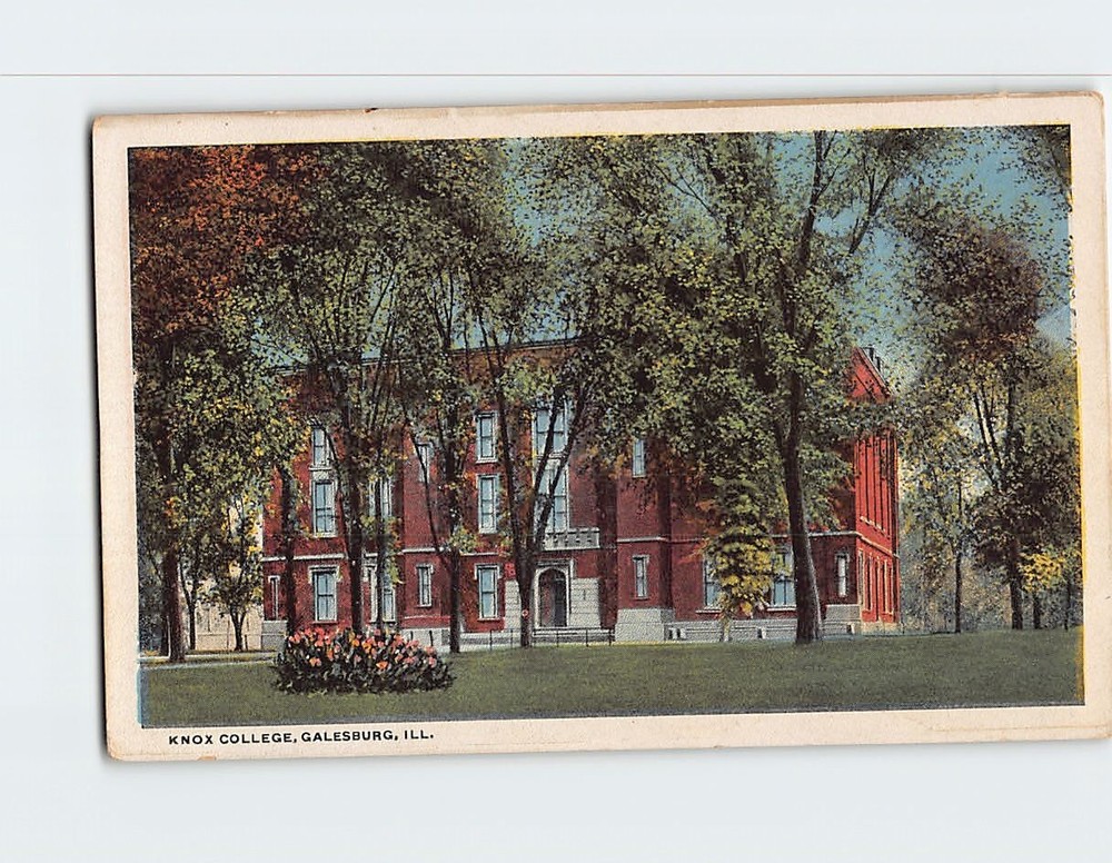 Postcard Knox College Galesburg Illinois USA