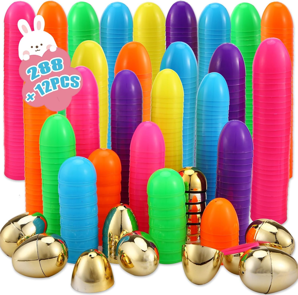 300 Pcs Easter Eggs,2.35