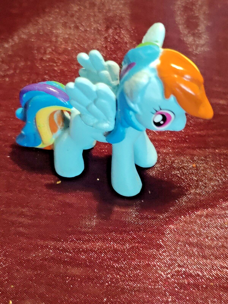 My Little Pony Rainbow Dash 2-inch Mini Figure Busy Book Blue 2013