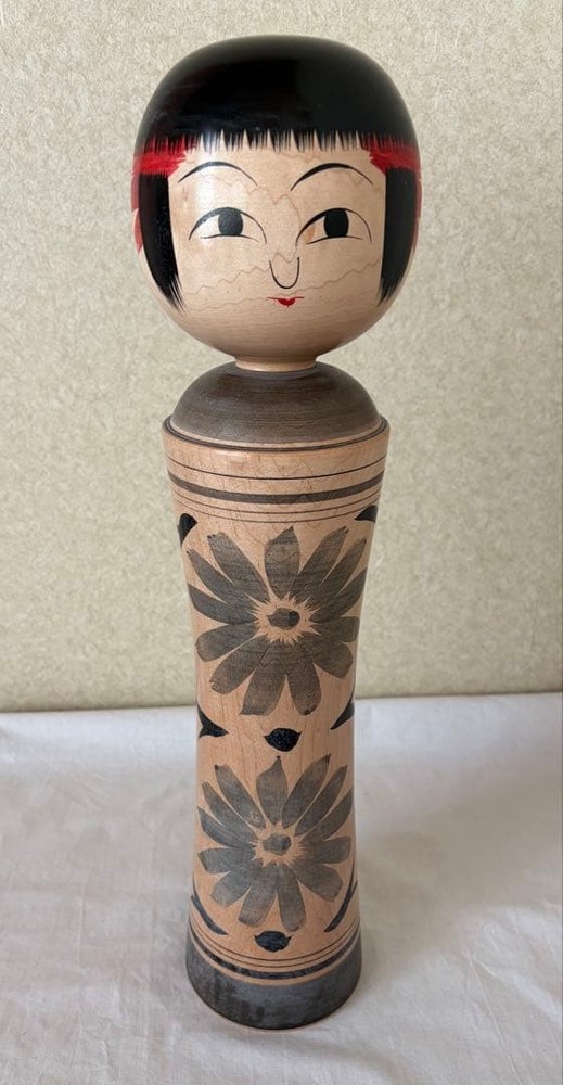 Mamoru Izu Oshin Kokeshi Doll Large 47cm Traditional Kokeshi Vintage Collectible