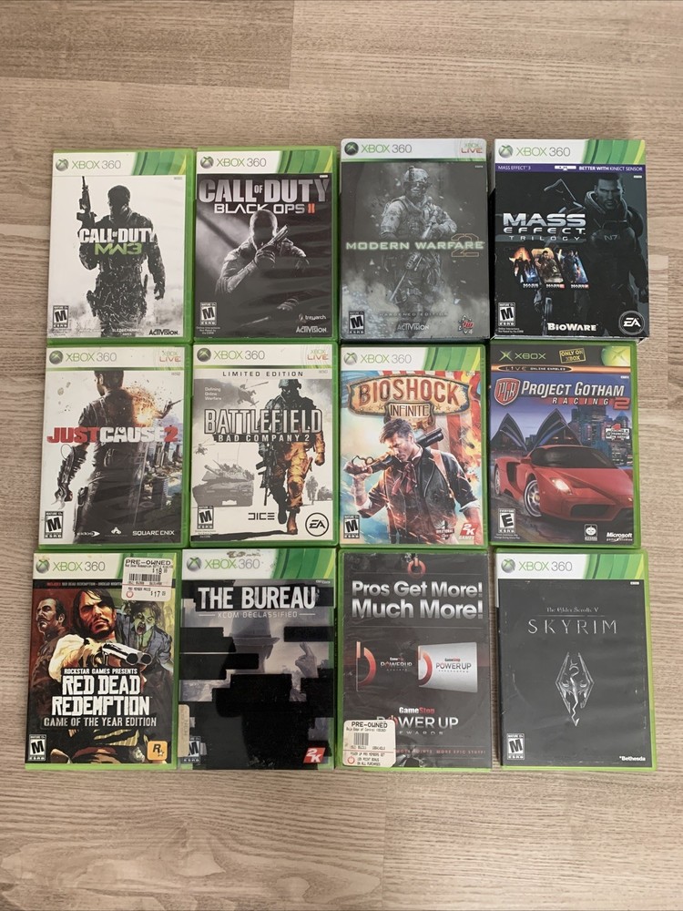 Xbox 360 Game Lot Bundle