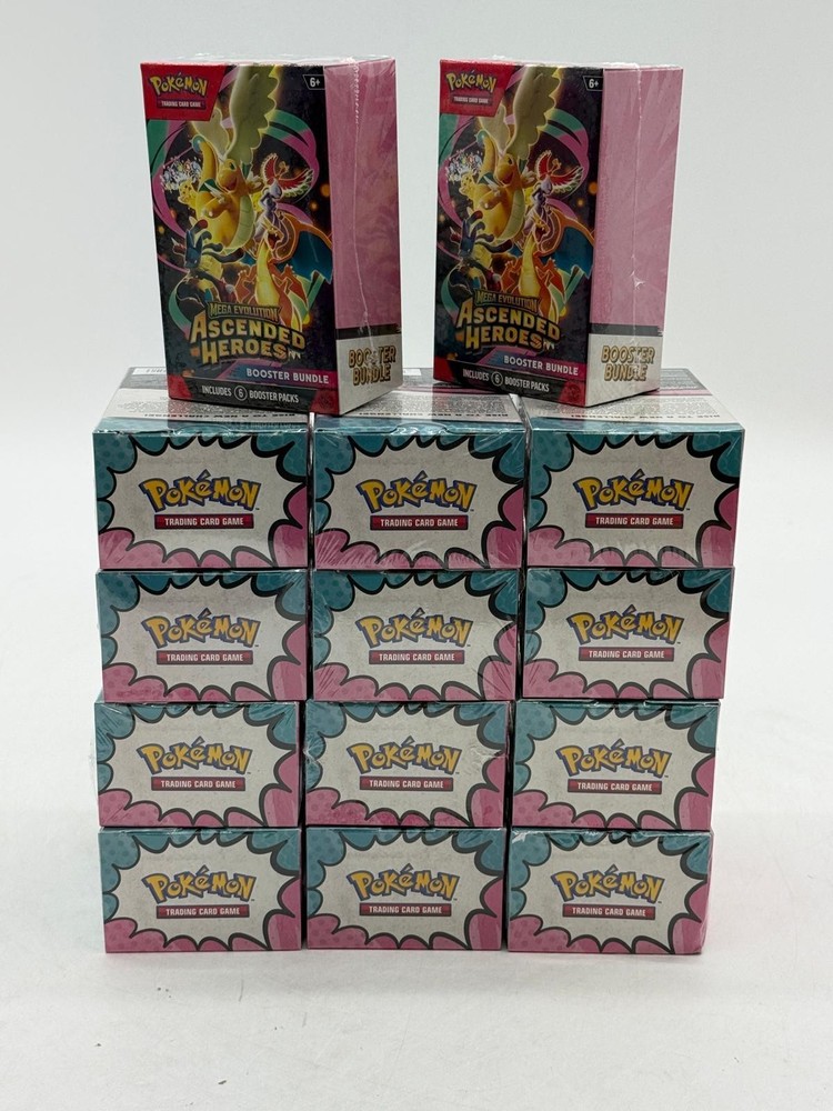 Lot of (14) Pokemon TCG Ascended Heroes Booster Bundles SEALED/NEWPROBSTEIN is actively accepting consignments !!