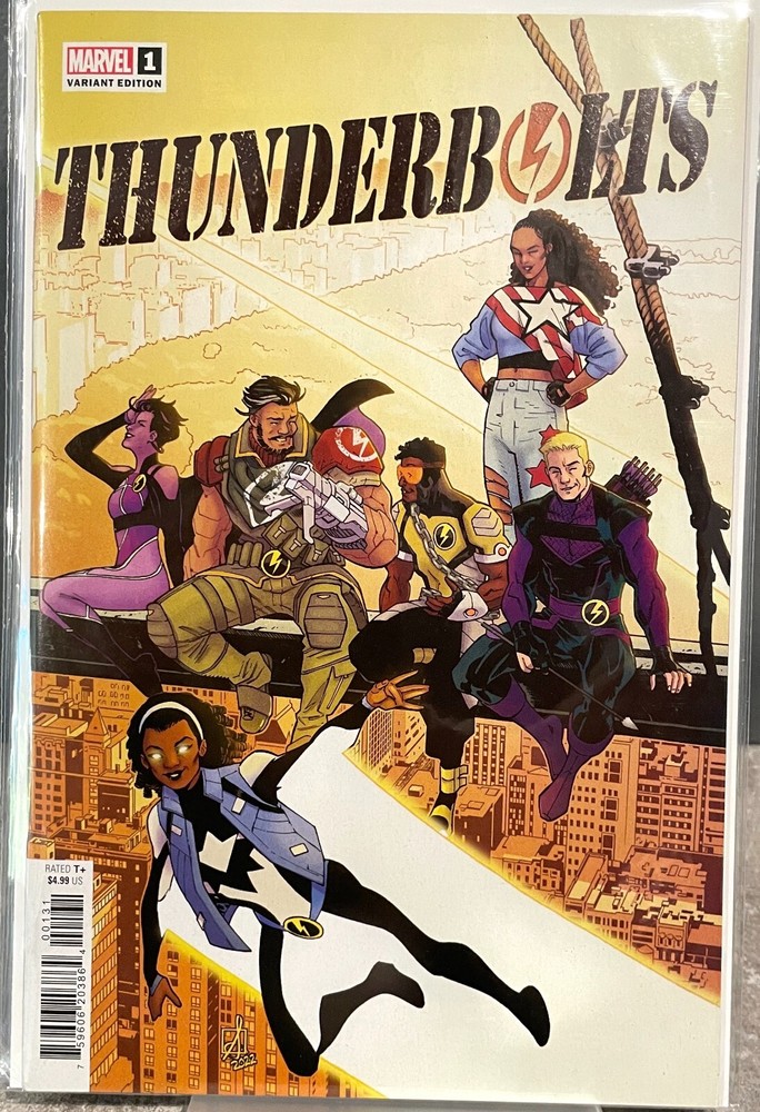 Thunderbolts #1 (Marvel Comics, 2022) Izaakse Variant Cover
