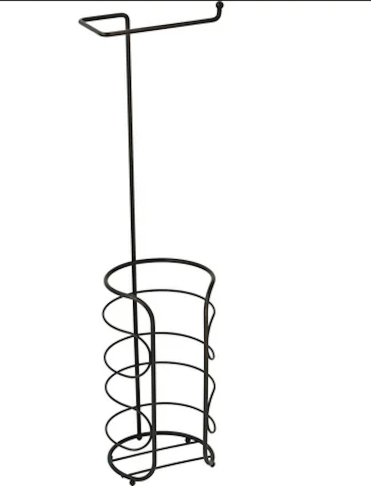Mainstay MSTPH-WBR Freestanding Toilet Paper Holder Bronze Finish
