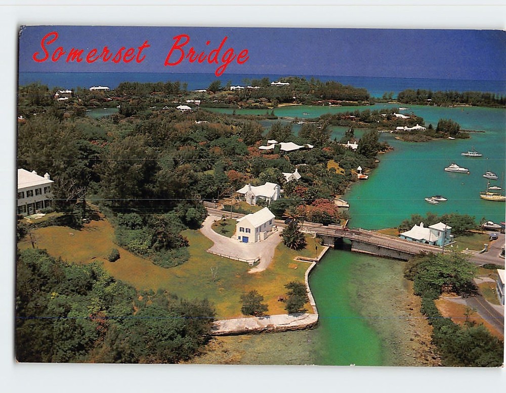 Postcard Somerset Bridge Bermuda British Overseas Territory
