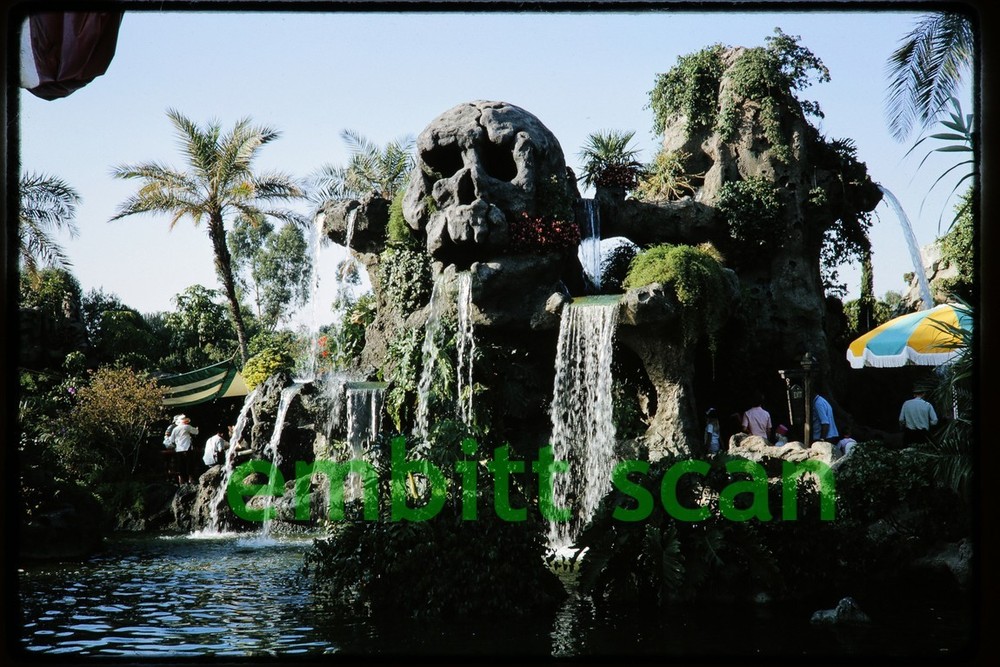 Original Slide, Skull Rock at Disneyland, 1964