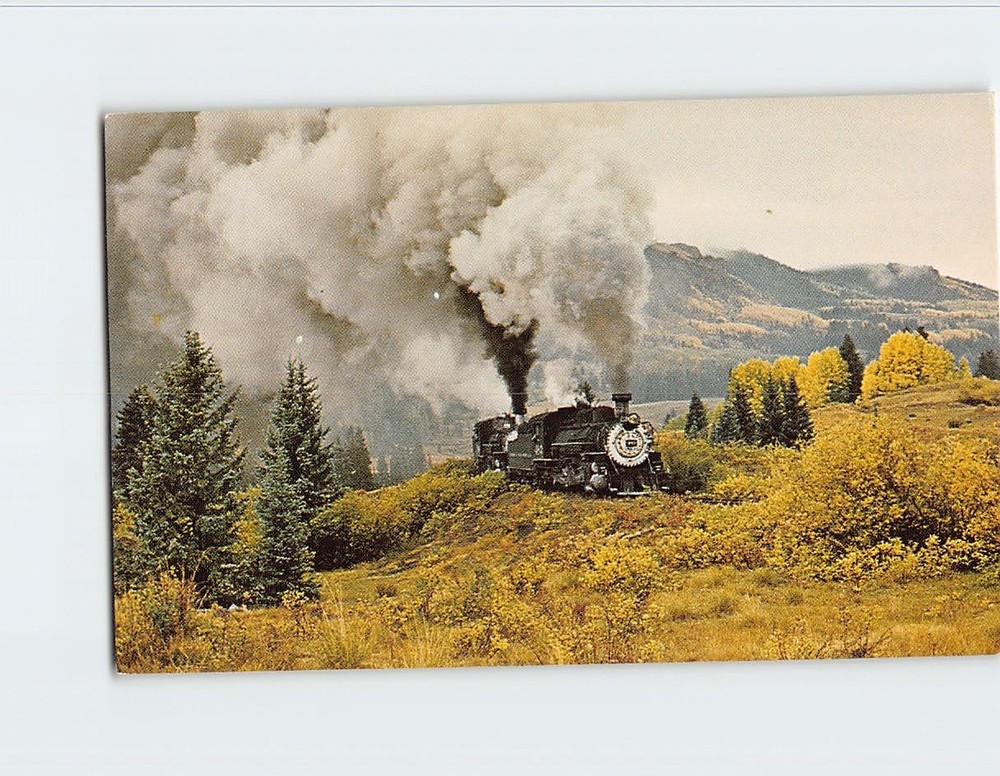 Postcard Cumbres & Toltec Scenic Railroad Locomotive Number 483 & 484