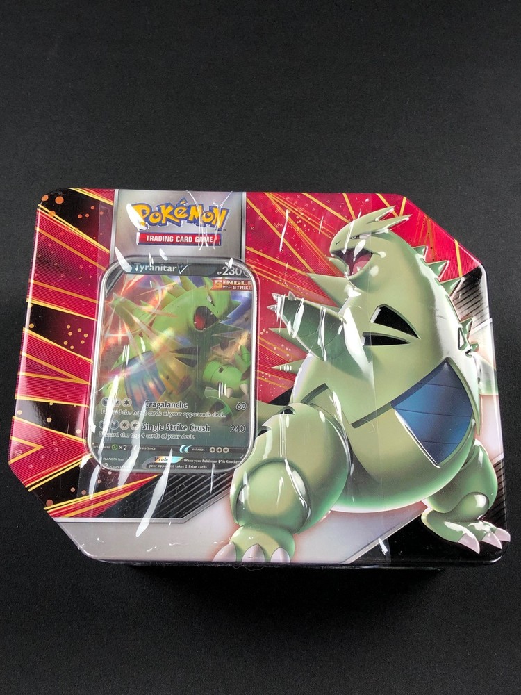 Pokemon Tyranitar V Strikers Tin Sealed