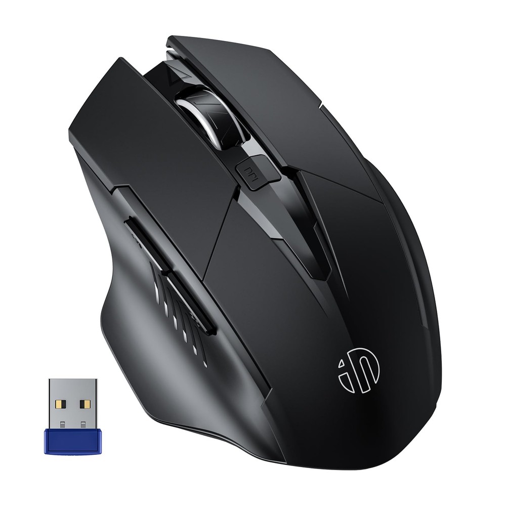 Wireless Rechargeable 700mAh USB Receiver 6-Button Ergonomic Mouse