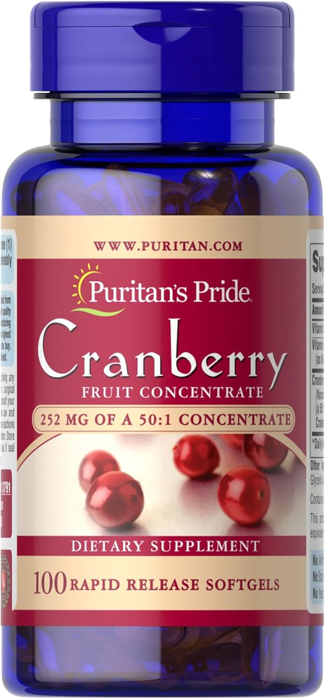 Triple Strength Cranberry Concentrate 12,600 mg for Bladder and Urinary Health