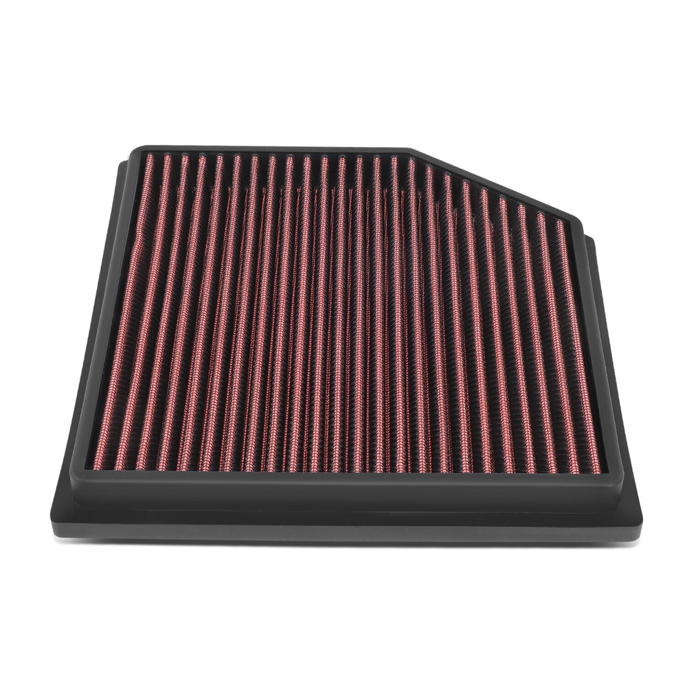 Fit Lexus Gs/Is/Rc Models Red Reusable/Washable Drop In Air Filter Panel
