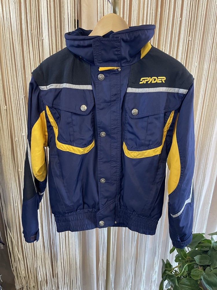 Vintage Spyder Men's Insulated Ski Jacket/ski vest w pockets & removable sleeve