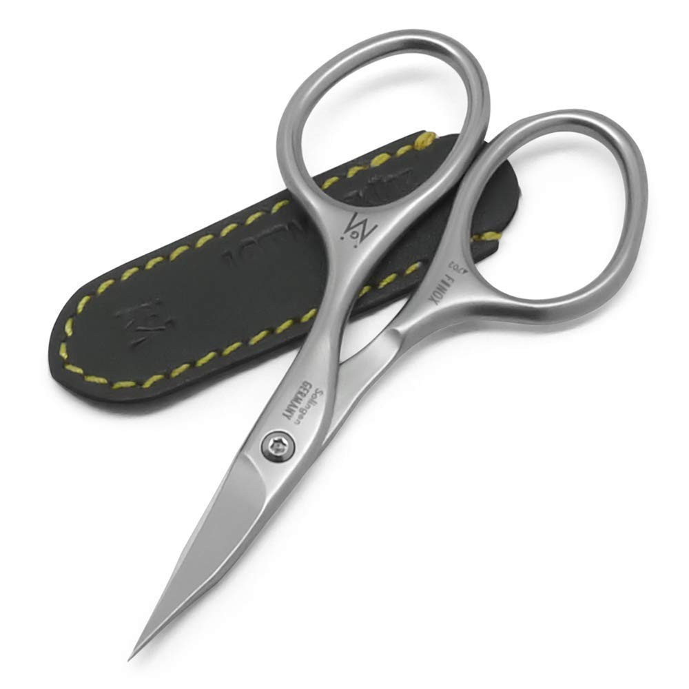 FINOX Professional Stainless Steel Nail & Cuticle Scissors for Precise Grooming
