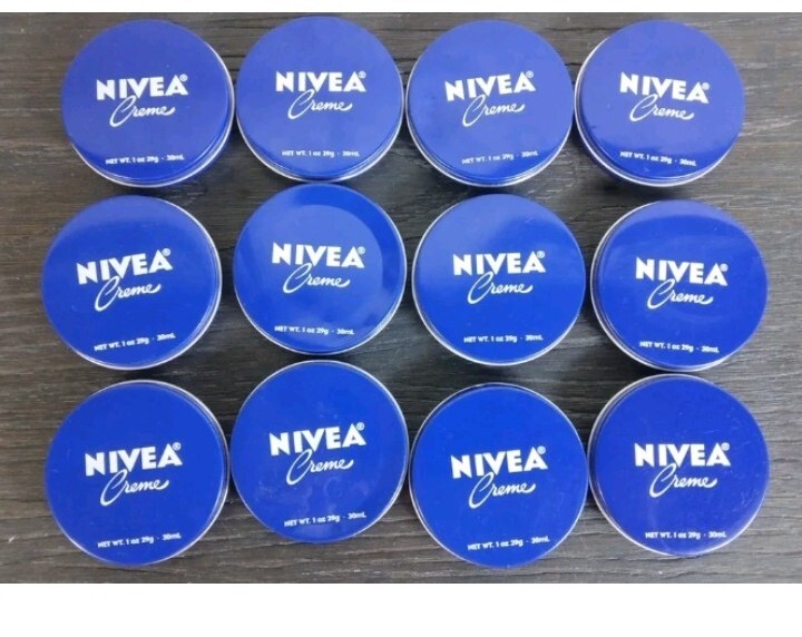 12 Pcs Nivea Moisturizing Cream Travel Size 1 oz for Hand & Body Care