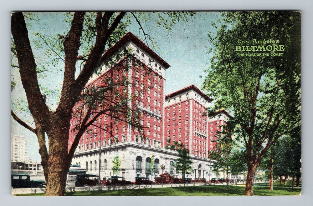 Los Angeles CA-California, Biltmore, Scenic View, Vintage Postcard