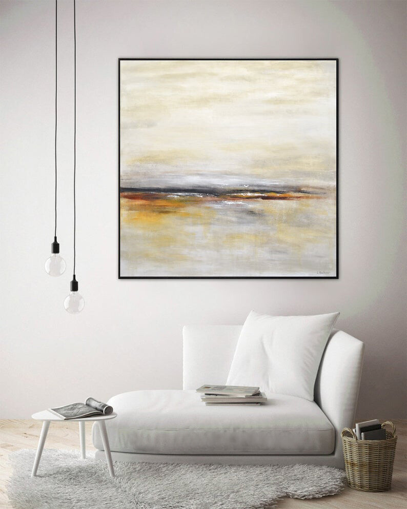 Large Wall Art Canvas Painting Abstract Painting Landscape Artwork Modern Oil