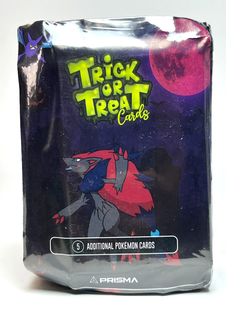 2025 BOX POKEMON Halloween Trick Or Treat PRISMA Cards - 25 Packs Peru ZOROARK
