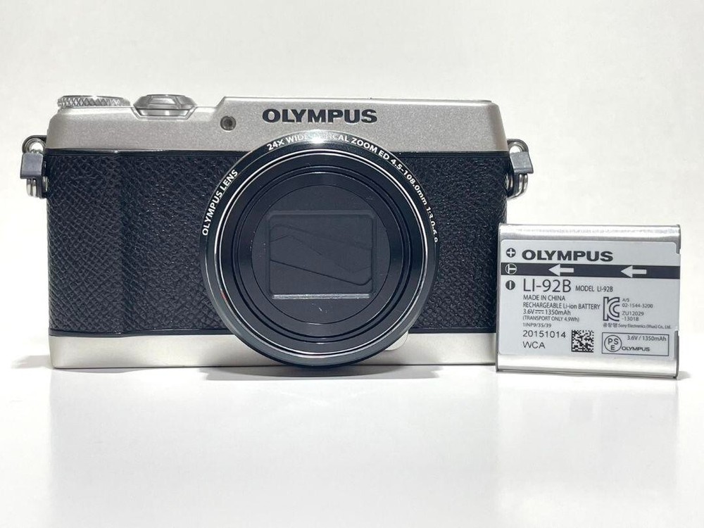 OLYMPUS STYLUS SH-3 Silver 16MP 4x Zoom Compact Digital Camera