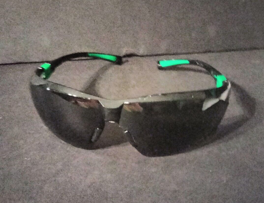 Nocry Safety Sunglasses with Green Tinted Wraparound Lenses Tinted Safety Glass