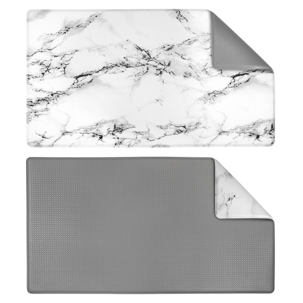 OPUX Anti-Fatigue Standing Desk Mat 32x17.5 Inch Marble Pattern
