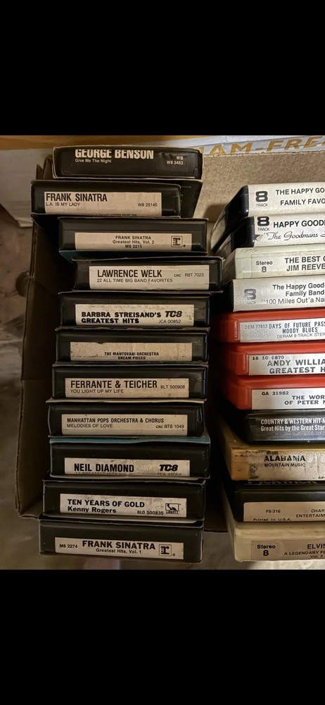Various 8 Track Tapes