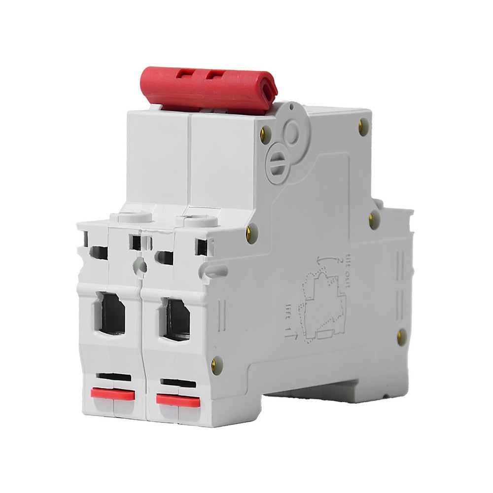 2 Pole 10AMP Miniature Mini Circuit Breaker DC MCB Din Rail Air Switch 400v