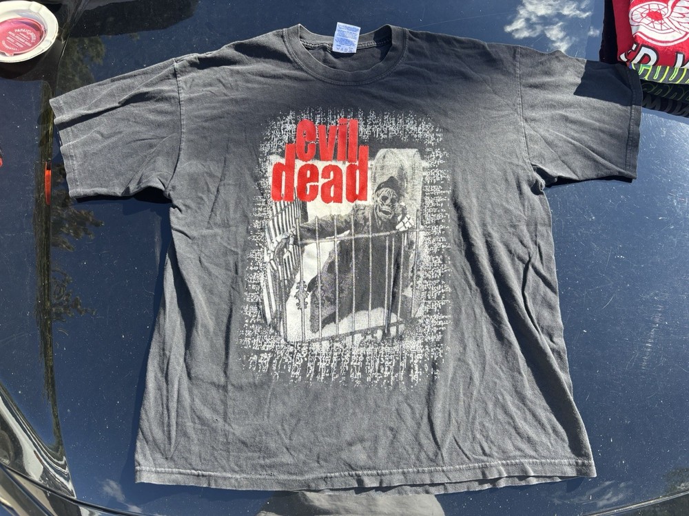 Vintage Evil Dead x Insane Clown Posse Shirt Mens XL Black 90s Movie Hip Hop Rap