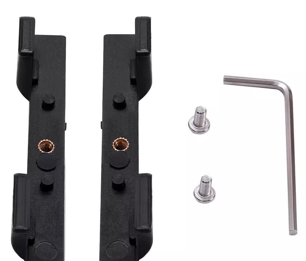 Black For Side By Side Refrigerator Door Shelf Replacement Hook Pair New 2PC New