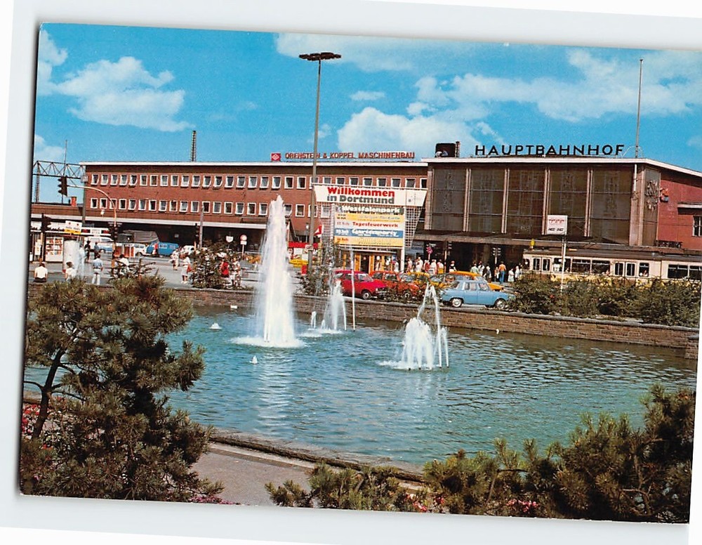 Postcard Hauptbahnhof Dortmund Germany