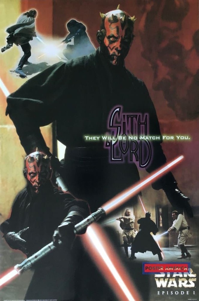 661522 Star Wars: Episode I-the Phantom Menace 1999 Vintage Darth Maul Poster
