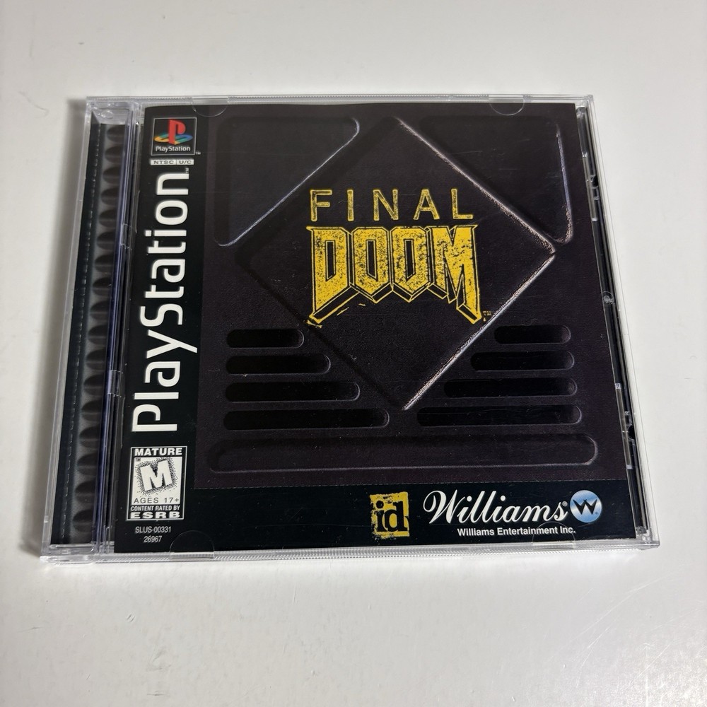 Final Doom (Playstation PS1) Complete CIB w/RegCard Tested Clean Fast Shipping!
