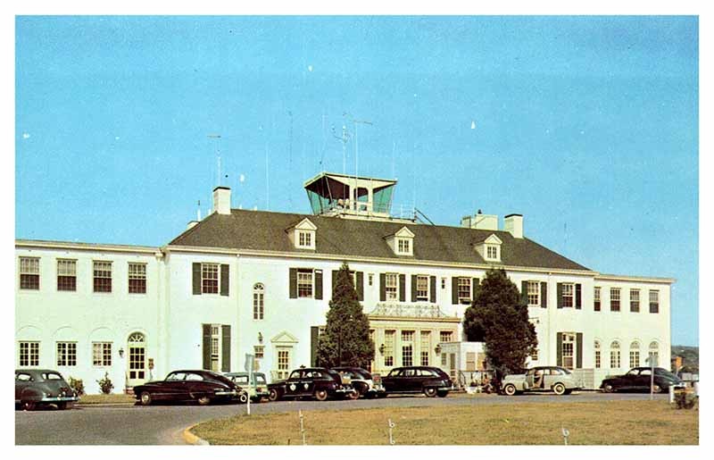 Postcard AIRPORT SCENE Birmingham Alabama AL m/09 AT2015